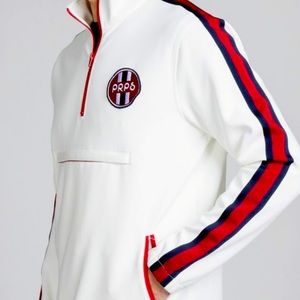 PRPS Men's White and Red Jacket